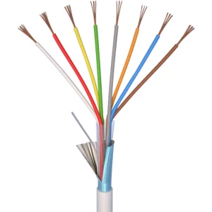 Alarmni kabel LiYY 8 x 0.22 mm bijele boje ELAN 20081 roba na metre slika
