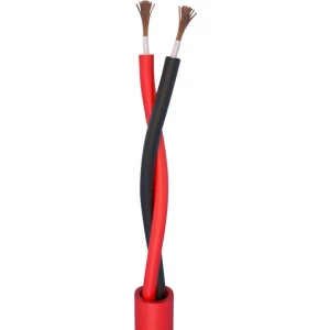 Kabel za protupožarni alarm LSZH 2 x 1 mm crvene boje ELAN 272151R roba na metre slika
