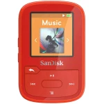 MP3 reproduktor SanDisk Sansa Clip Sport Plus 16 GB, crvene boje, pričvrsna kopča, Bluetooth®, vodootporan