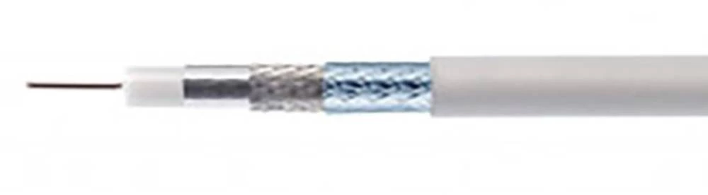 Koaksjialni kabel vanjski promjer: 6.8 mm 75 105 dB bijele boje Kathrein 21510024 500 m