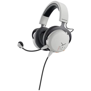beyerdynamic MMX 100 igre Over Ear Headset žičani stereo siva smanjivanje šuma mikrofona kontrola glasnoće, utišavanje mikrofona slika