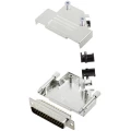 Komplet D-SUB pinskih konektora 45 ° Broj polova: 25 Lemni kup TRU COMPONENTS TCD45ZK25DBPK 1 ST slika