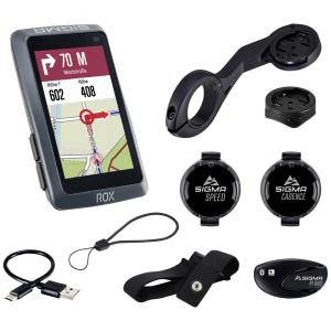 Sigma ROX 12.1 EVO Sensor Set - Night Grey navigacijski uređaj za bicikl bicikliranje europa Bluetooth®, gps, glonass slika