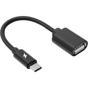 mobitel kabel [1x muški konektor USB-C™ - 1x ženski konektor USB 2.0 tipa a] 10.00 cm Felixx Premium slika