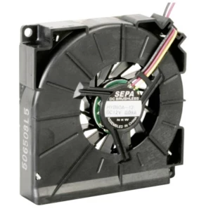 Radialni ventilator 12 V/DC 7.9 m³/h (D x Š x V) 59.5 x 12.5 x 59.5 mm SEPA HYB60A12 slika