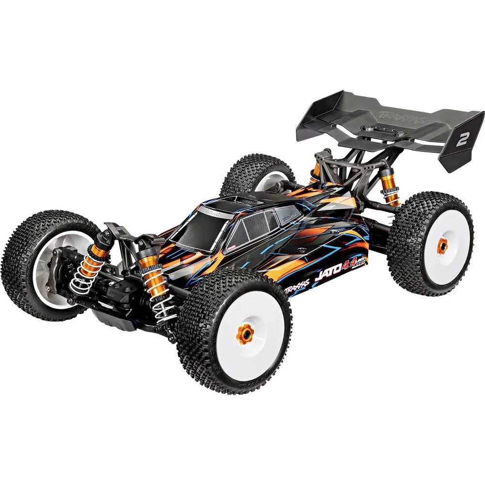 Traxxas JATO 4x4 VXL 4S narančasta bez četkica 1:8 RC model automobila električni buggy pogon na sva četiri kotača (4wd) slika