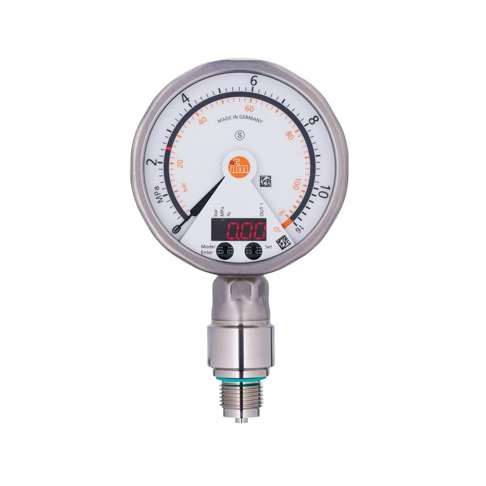 ifm Electronic tlačni senzor 1 St. PG2432 0 MPa do 10 MPa M12 1 otvarač, 1 zatvarač, analogni slika