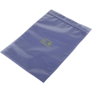 ESD zaštitna vrećica sa zatvaranjem na pritisak (D x Š ) 300 mm x 200 mm debljina materijala 80 µm slika