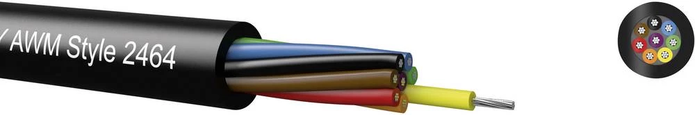 Krmilni kabel LiYY 8 x 0.14 mm crne boje Kabeltronik 95082609 metarski slika