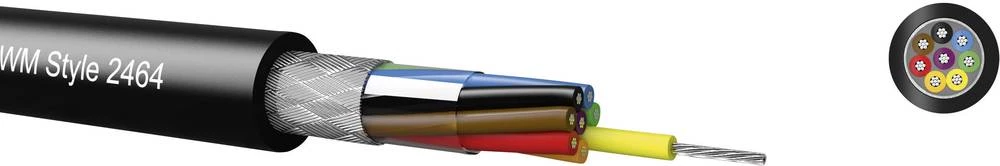 Krmilni kabel LiYCY 2 x 0.5 mm crne boje Kabeltronik 96022009 metarski slika