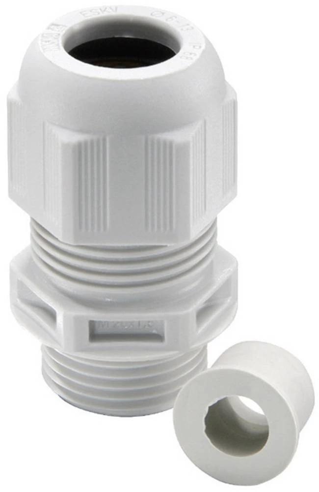 Kabelska uvodnica M20 poliamid svijetlo sive boje (RAL 7035) Wiska ESKV-RDE 20 50 kom. slika