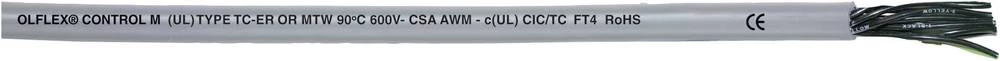 Krmilni kabel ÖLFLEX® CONTROL TM 5 G 1.5 mm sive boje LappKabel 281605 76 m slika