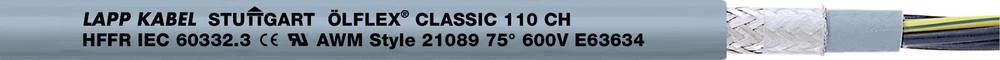 Krmilni kabel ÖLFLEX® CLASSIC 110 CH 7 G 0.5 mm sive boje LappKabel 10035036 50 m slika