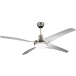 Stropni ventilator CasaFan Mirage (promjer) 142 cm boja krila: srebrna, boja kućišta: krom (češljani)