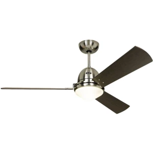 Stropni ventilator CasaFan Libeccio smeđa (promjer) 142 cm boja krila: trešnja, javor, wenge, boja kućišta: krom (češljani) slika