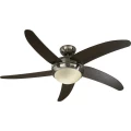 Stropni ventilator CasaFan Elica BN (promjer) 132 cm boja krila: wenge, boja kućišta: krom (češljani) slika