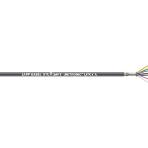 Podatkovni kabel UNITRONIC® LiYCY A 2 x 0.5 mm sive boje LappKabel 0044732 152 m slika