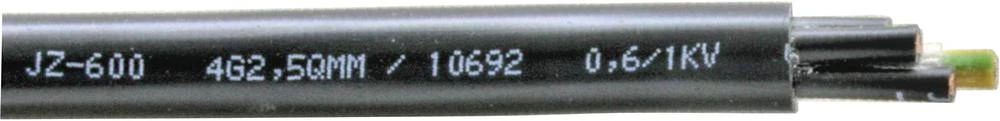 Krmilni kabel YSLY-JZ 600 3 x 1 mm crne boje Faber Kabel 033608 metarski slika