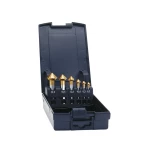 Konusni upuštač 6-dijelni set 6.3 mm, 8.3 mm, 10.4 mm, 12.4 mm, 16.5 mm, 20.5 mm HSS TiN Exact 50232 cilindrični prihvat 1 set