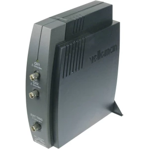 Kalib. ISO-Velleman PCSU1000 USB-osciloskop, 2-kanalni osciloskop, pojasna širina 60 MHz slika