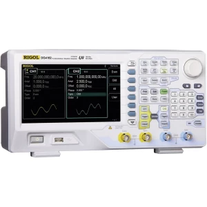 Kalib. ISO-Rigol DG4102 arbitrarni funkcijski generator, frekvencijski raspon 1 µHz - 100 MHz, 2 kanala, 14 bit vertikalna slika