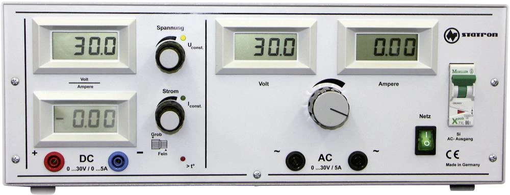 Kalib. ISO-Laboratorijski naponski uređaj, podesivi Statron 5340.92 0 - 30 V/AC 5 A 300 W broj izlaza 2 x slika