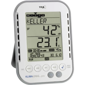 Kalib. ISO-TFA KlimaLogg Pro Zapisivač mjeritva o temperaturi i vlagi sa zapisivačem podataka 30.3039.IT slika