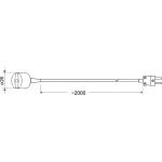 Kalib. ISO-Površinsko temperaturno tipaloGreisinger GMF 200 tipa K, magnetsko, utič za termoelemente 601425