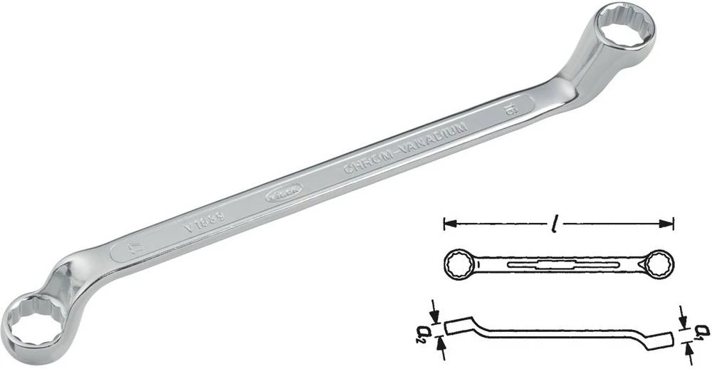 Dupli okasti ključ 21 - 23 mm DIN 838, ISO 10104 Vigor V1692 slika