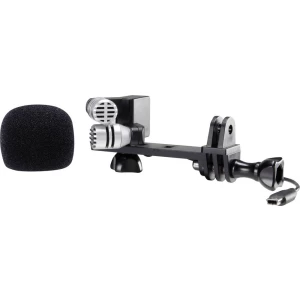 Mikrofon za kameru Renkforce GM-01 vrsta prijenosa: žičani, uklj. kopča, uklj. zaštita od vjetra slika