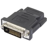 HDMI / DVI adapter [1x HDMI-utičnica - 1x DVI-utikač 24+1pol.] crni Renkforce