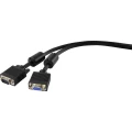 SVGA produžni kabel [1x VGA-utikač - 1x VGA-utičnica] 20 m crni Renkforce slika
