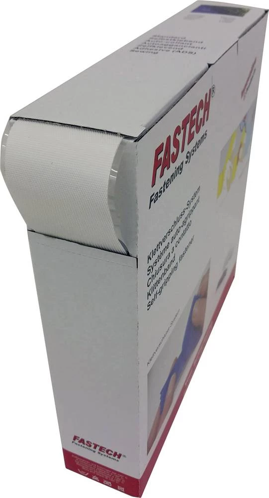 čičak traka za lijepljenje sa mikro kukicama (D x Š) 25 m x 50 mm bijela Fastech B50SK-F866W25 25 m slika