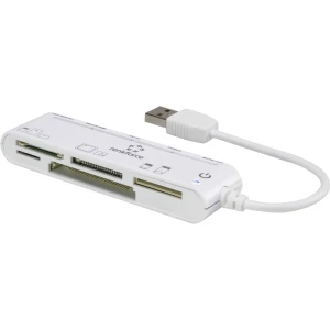Vanjski čitač memorijskih kartica USB 2.0 Renkforce CR45e bijeli slika