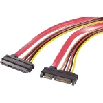Produžni kabel za napajanje tvrdog diska [1x SATA-kombinirani utikač 7+15pol. - 1x SATA-kombinirana utičnica 7+15pol.] 0.20 m cr