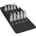 Unutarnji šesterokutni bit-nasadni ključ 6-dijelni set 1/2" (12.5 mm) dimenzija proizvoda, dužina 140 mm Wera 05004210001 slika