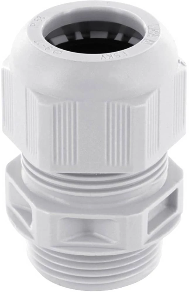 Kabelska uvodnica, montaža zavijčavanjem M12 M12 poliamid sive boje 1 kom. slika