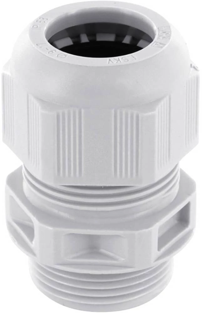 Kabelska uvodnica, montaža zavijčavanjem M16x1.5 M16x1.5 poliamid sive boje 1 kom. slika