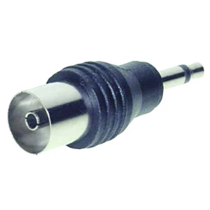 Klinken adapter, klinken utikač 3.5 mm - koaksijalna utičnica mono, broj polova:2 TRU Components 1 kom. slika