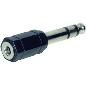 Klinken adapter, klinken utikač 6.35 mm - klinken utičnica 3.5 mm stereo, broj polova:3 TRU Components 1 kom. slika