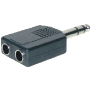 Klinken adapter, klinken utikač 6.35 mm - klinken utičnica 6.35 mm stereo, broj polova:3 TRU Components 1 kom. slika