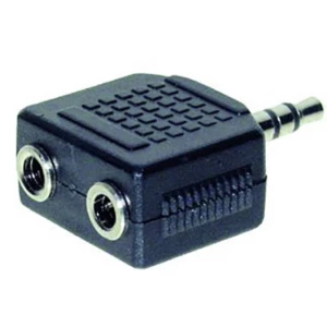 Klinken adapter, klinken utikač 3.5 mm - klinken utičnica 3.5 mm stereo, broj polova:3 TRU Components 1 kom. slika