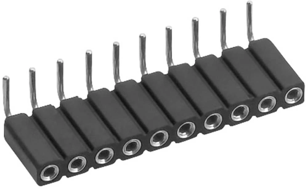 Letva sa ženskim kontaktima (precizna), broj redova: 1 broj polova na red: 3 TRU Components TC-0308-003-1-50-00 1 kom.