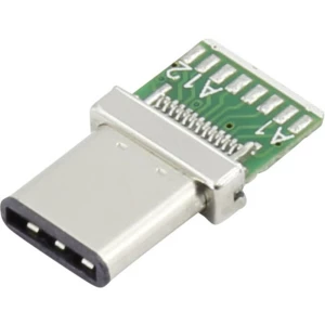 USB C utikač 3.1 w/PCB utikač, ravan 93013c1140 sadržaj: 1 kom. slika