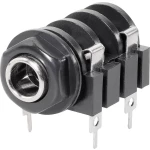 Klinken utični konektor 6.35 mm utičnica, horizontalna ugradnja, broj polova: 2 mono, crne boje TRU Components 1 kom.