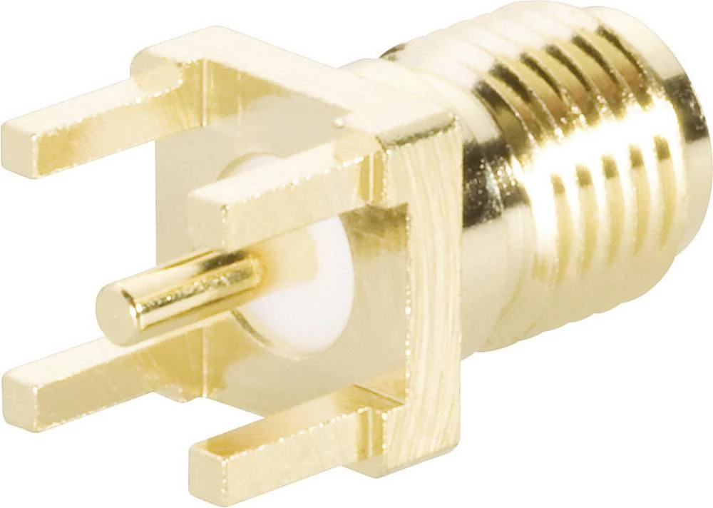 SMA-reverzni utični konektor, utičnica, vertikalna ugradnja TRU Components 1 kom. slika