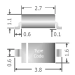 Brza uklopna dioda TRU Components TC-1N4148W SOD-123 75 V 150 mA