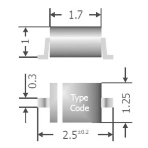 Brza uklopna dioda TRU Components TC-1N4148WS SOD-323 70 V 150 mA slika