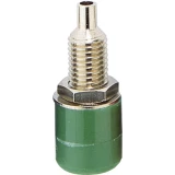 Laboratorijska utičnica, promjer kontakta: 4 mm zelene boje TRU Components 1 kom.