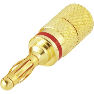 Lamelni utikač, promjer kontakta: 4 mm crvene boje TRU Components 1 kom. slika
